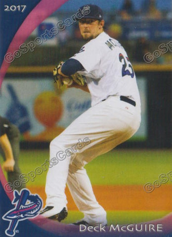 2017 Pensacola Blue Wahoos Deck McGuire