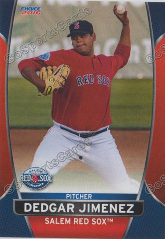 2016 Salem Red Sox Dedgar Jimenez