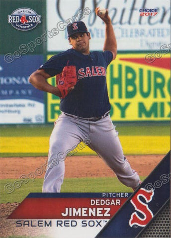 2017 Salem Red Sox Dedgar Jimenez