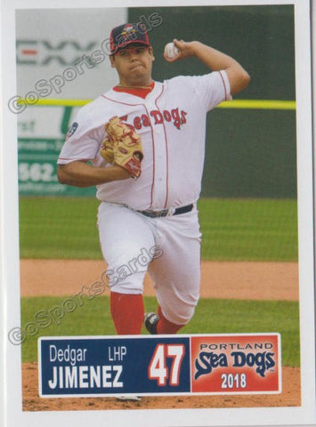 2018 Portland Sea Dogs Dedgar Jimenez