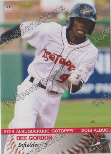 2013 Albuquerque Isotopes Dee Gordon
