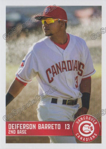 2016 Vancouver Canadians Deiferson Barreto