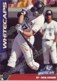 2007 West Michigan WhiteCaps Deik Scram