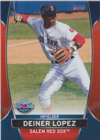 2016 Salem Red Sox Deiner Lopez
