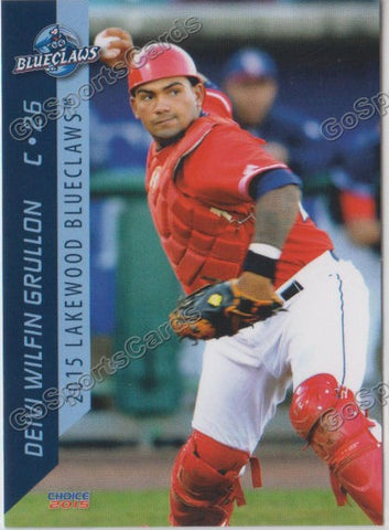 2015 Lakewood BlueClaws Deivi Wilfin Grullon