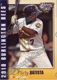 2010 Burlington Bees Deivy Batista