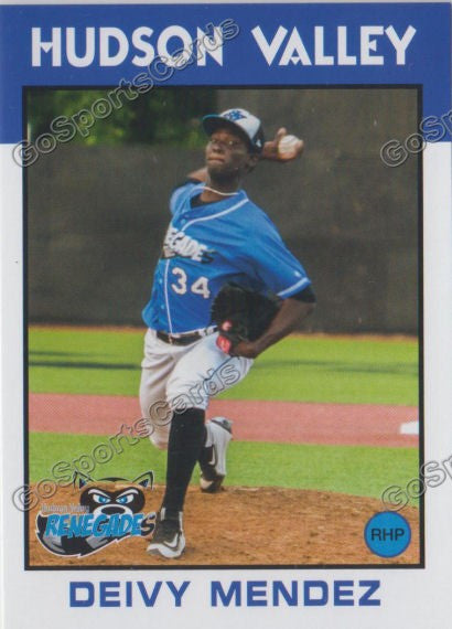 2016 Hudson Valley Renegades Deivy Mendez