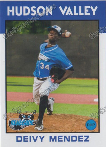 2016 Hudson Valley Renegades Deivy Mendez