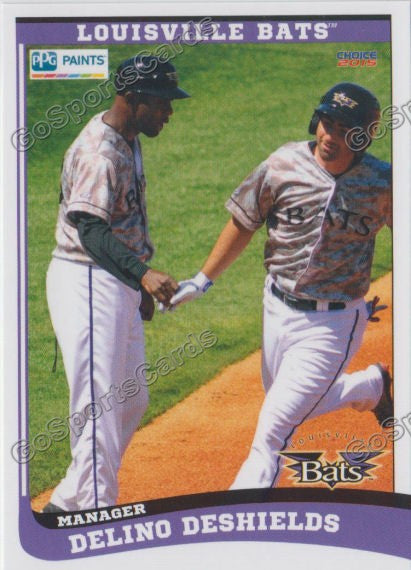 2015 Louisville Bats Delino Deshields