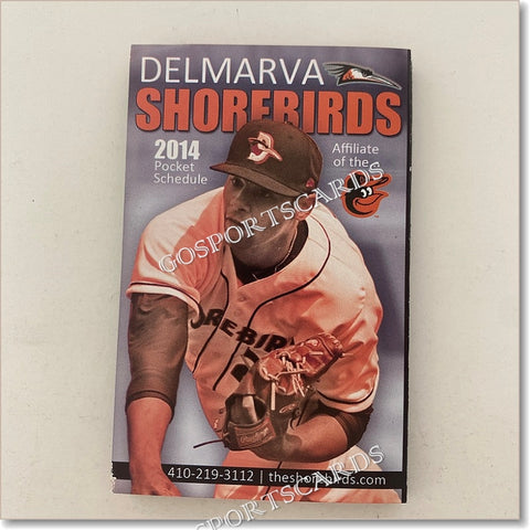 2014 Delmarva Shorebirds Pocket Schedule