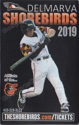 2019 Delmarva Shorebirds Pocket Schedule