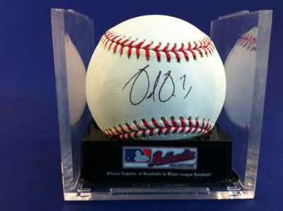 Delmon Young Signed Baseball Auto