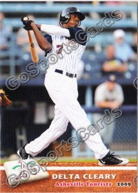 2009 Asheville Tourists Delta Cleary