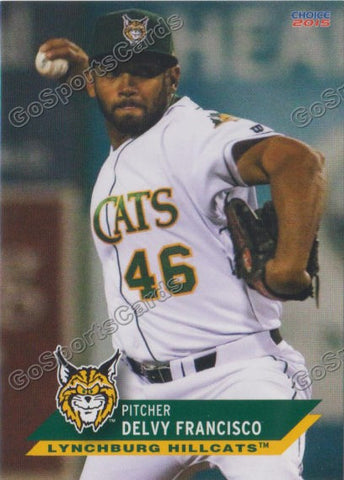 2015 Lynchburg Hillcats Delvy Francisco