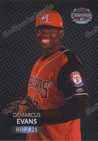 2017 Hickory Crawdads Demarcus Evans
