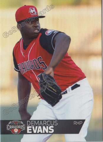 2018 Hickory Crawdads 2nd Demarcus Evans