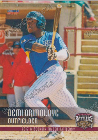 2017 Wisconsin Timber Rattlers Demi Orimoloye