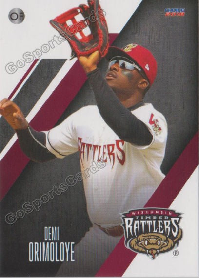 2018 Wisconsin Timber Rattlers Demi Orimoloye