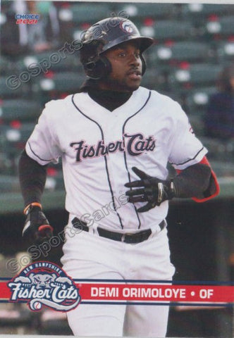 2021 New Hampshire Fisher Cats Demi Orimoloye