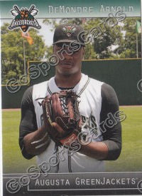2012 Augusta GreenJackets DeMondre Arnold
