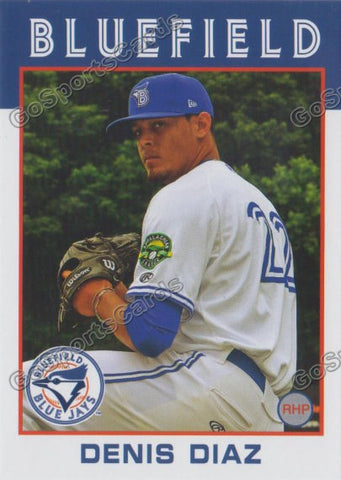 2016 Bluefield Blue Jays Denis Diaz