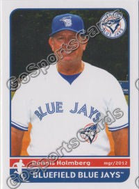 2012 Bluefield Blue Jays Dennis Holmberg