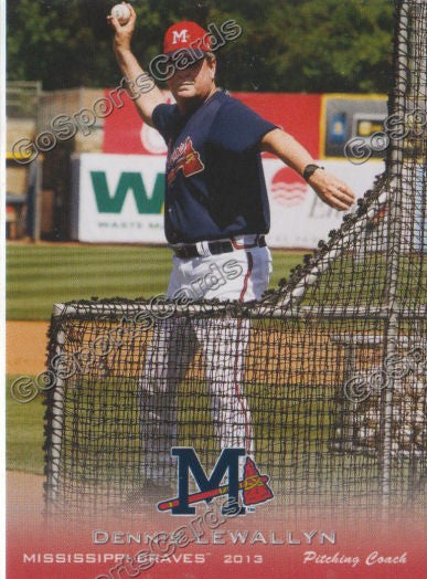 2013 Mississippi Braves Dennis Lewallyn