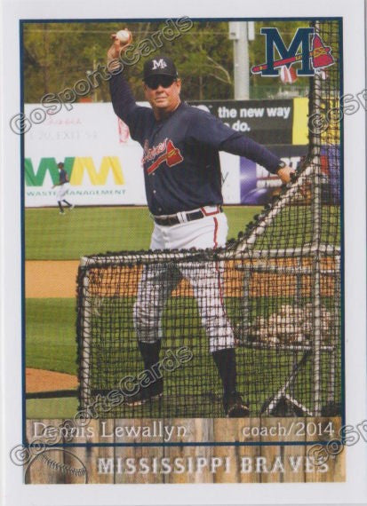 2014 Mississippi Braves Dennis Lewallyn