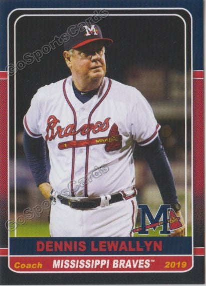 2019 Mississippi Braves Dennis Lewallyn
