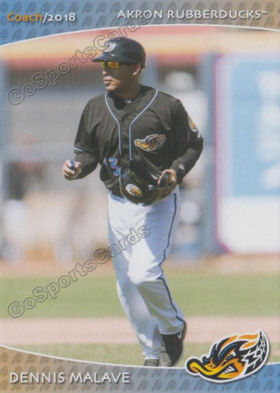 2018 Akron Rubber Ducks Dennis Malave