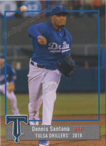 2018 Tulsa Drillers Dennis Santana