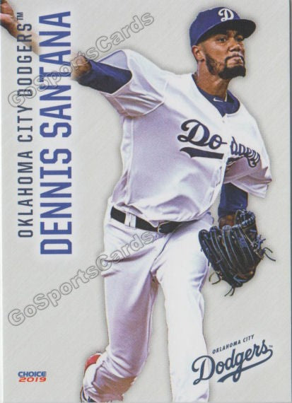 2019 Oklahoma City Dodgers Dennis Santana