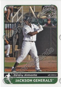 2012 Jackson Generals Denny Almonte