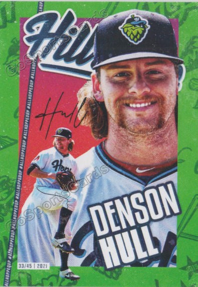 2021 Hillsboro Hops Denson Hull
