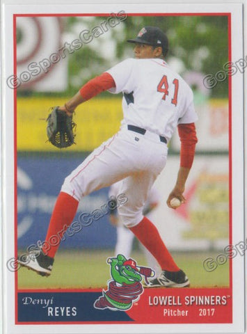 2017 Lowell Spinners Denyi Reyes