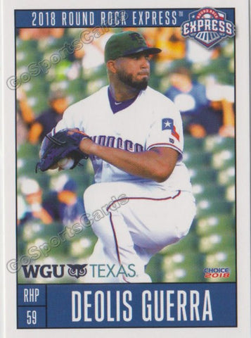 2018 Round Rock Express Deolis Guerra
