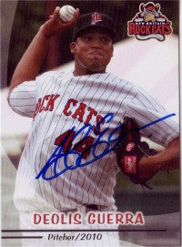 Deolis Guerra 2010 New Britain Rock Cats (Autograph)