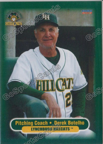 2013 Lynchburg Hillcats Derek Botelho