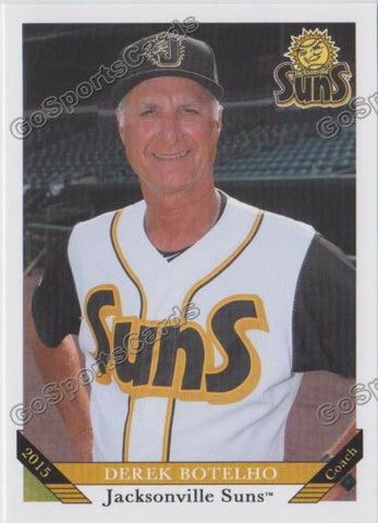 2015 Jacksonville Suns Derek Botelho