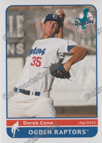 2012 Ogden Raptors Derek Cone