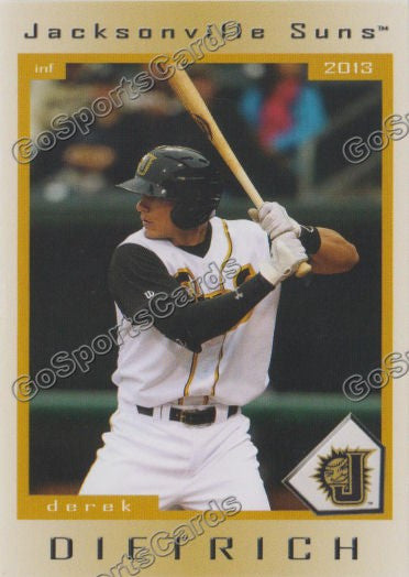 2013 Jacksonville Suns Derek Dietrich