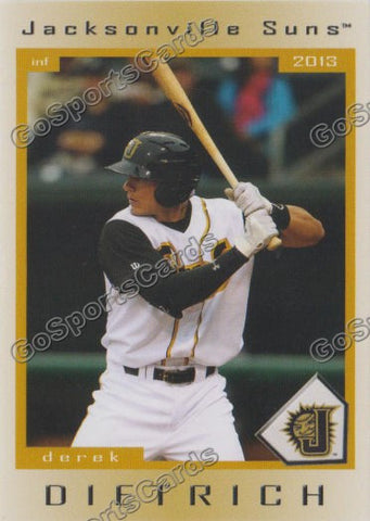 2013 Jacksonville Suns Derek Dietrich