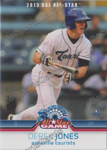2013 South Atlantic League All Star SAL SD Derek Jones