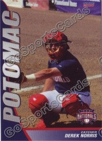 2010 Potomac Nationals Derek Norris