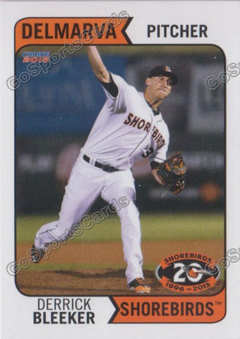 2015 Delmarva Shorebirds Derrick Bleeker