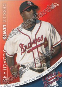 2012 Rome Braves Derrick Lewis