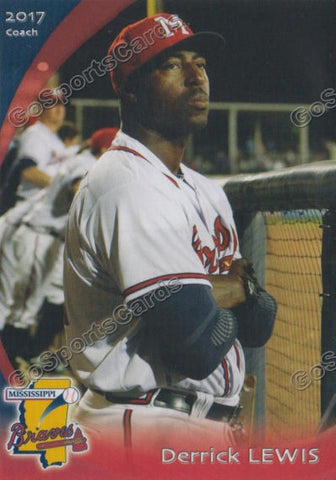 2017 Mississippi Braves Derrick Lewis