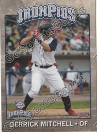 2012 Lehigh Valley IronPigs Derrick Mitchell