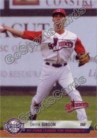 2009 New York Penn League Top Prospects Derrik Gibson