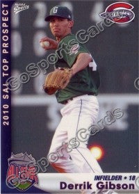 2010 South Atlantic League Top Prospects Derrik Gibson